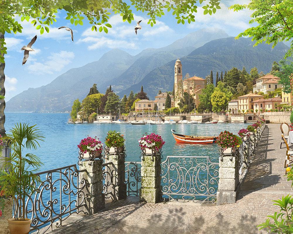 Картина по номерам Brushme SH53762 Городская Набережная 50x40 см (27669)