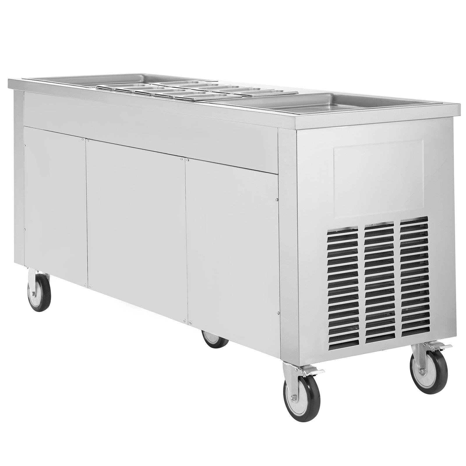 Машина коммерческая компрессорная Evor для производства мороженого с возможностью рулетования 45х45 см (315795)