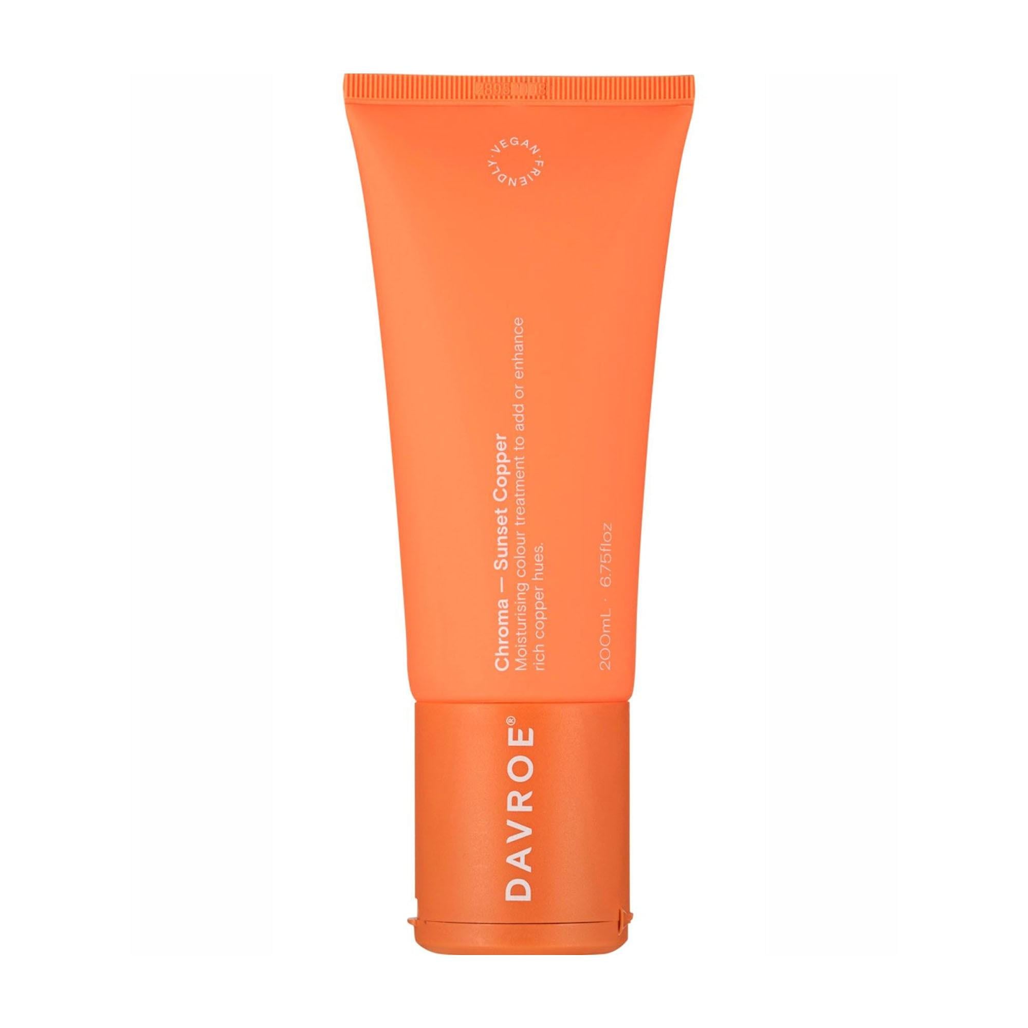Бальзам тонирующий для волос Davroe Chroma Colour Treatments Sunset Copper для насыщенных медных оттенков 200 мл (9326123008701)