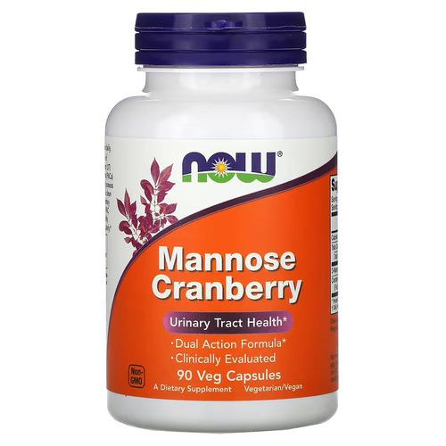 Клюква NOW Mannose Cranberry 90 Veg Capsules (NOW-02814)