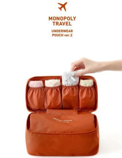 Органайзер для белья дорожный Monopoly 26x13 см Orange (127937) - фото 4 Органайзер для белья дорожный Monopoly 26x13 см Orange (127937) - фото 4