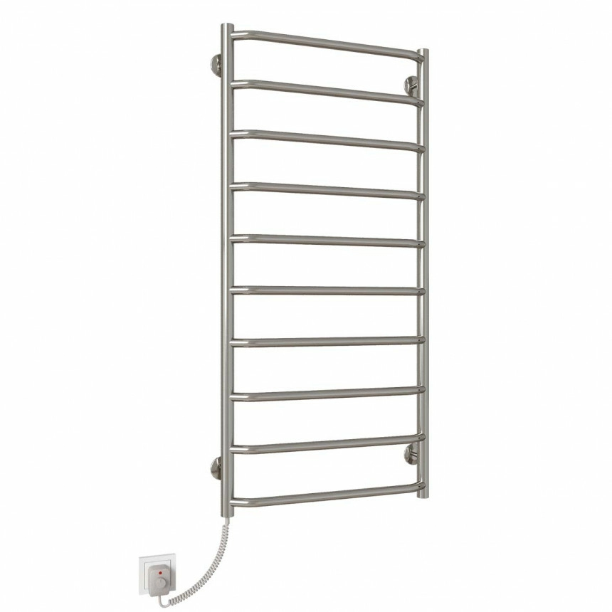 Электрический полотенцесушитель Deffi Трапеция П10 500x1100 мм Е левое подключение