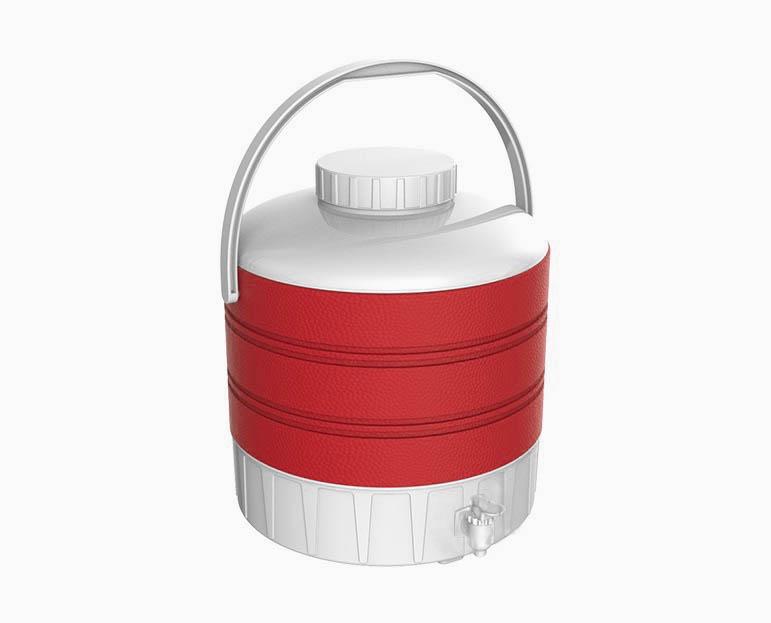 Термос Mazhura диспенсер на ножках для разлива напитков 9 л (mz1008RED)