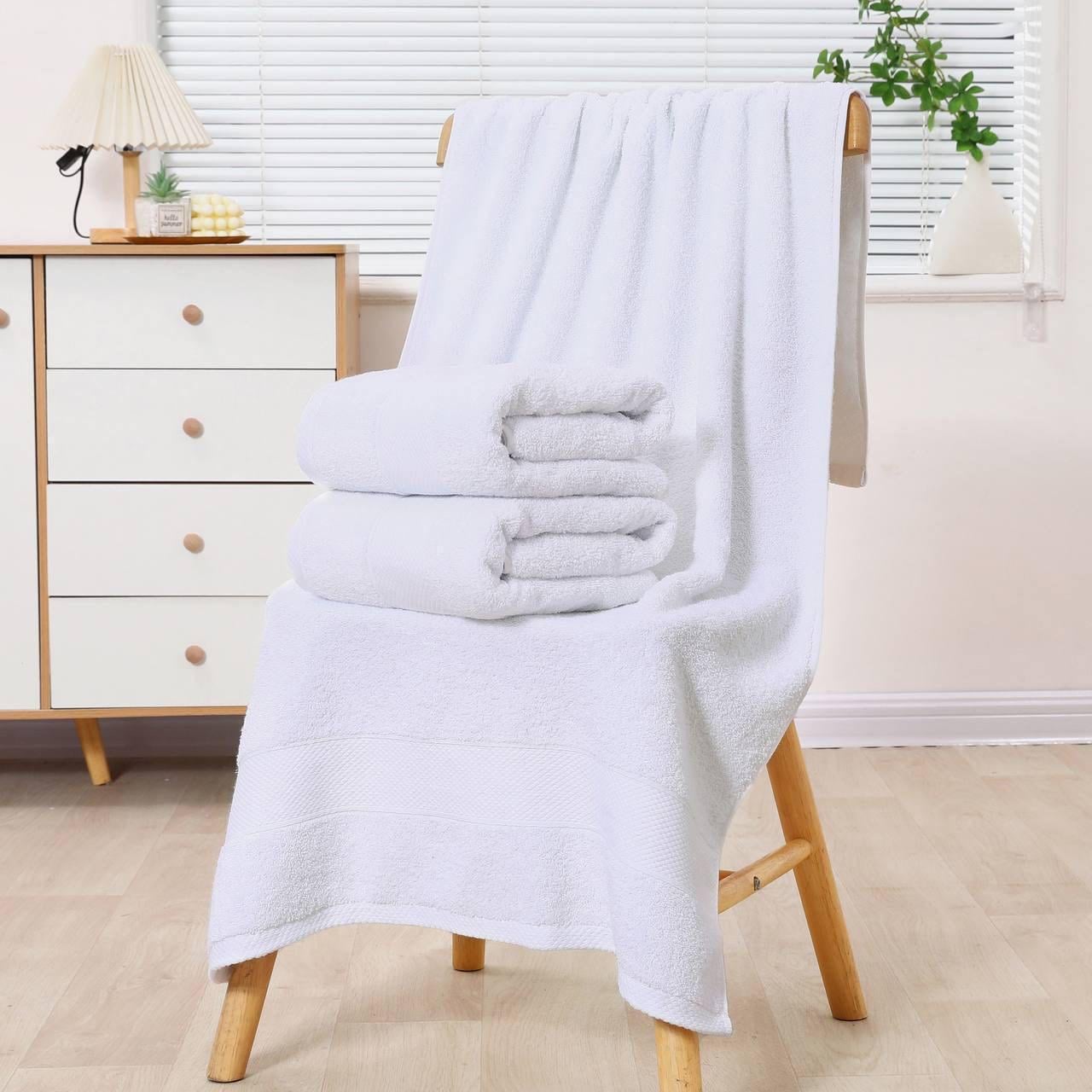 Комплект полотенец махровых Malloory Home 50х90/70х140 см Белый (6958-2)