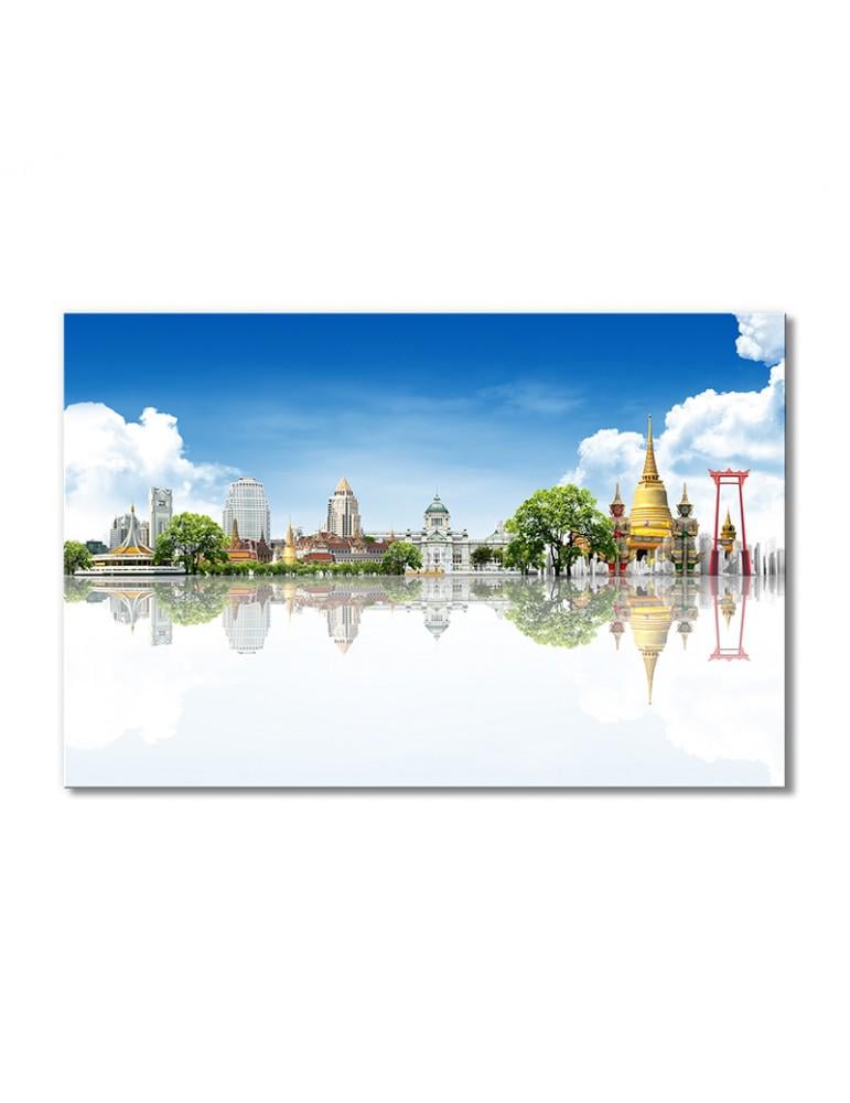 Картина модульная Таиландский дворец 1 модуль 50x75 см