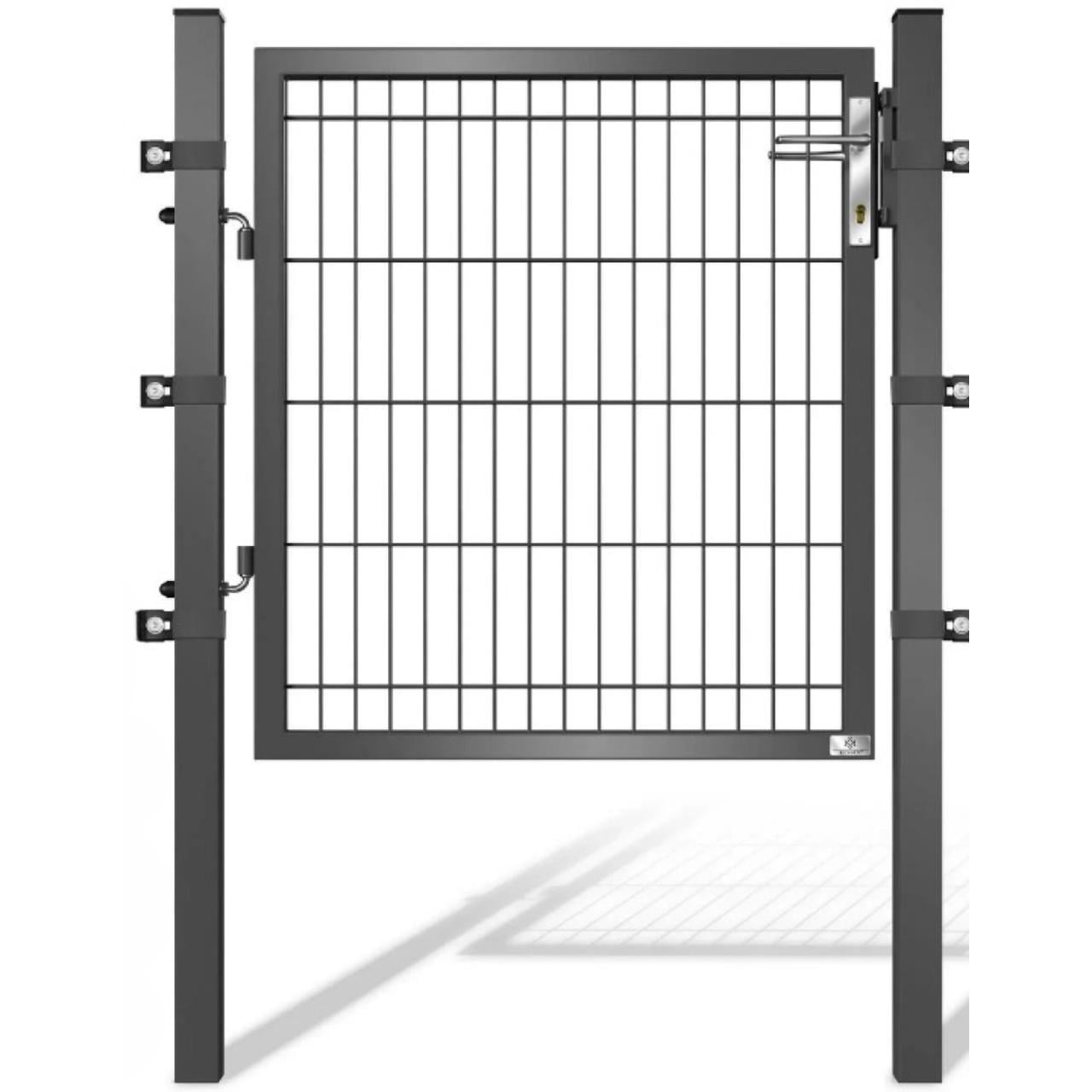 Калитка для сада KESSER с замком 100х106 см Антрацит