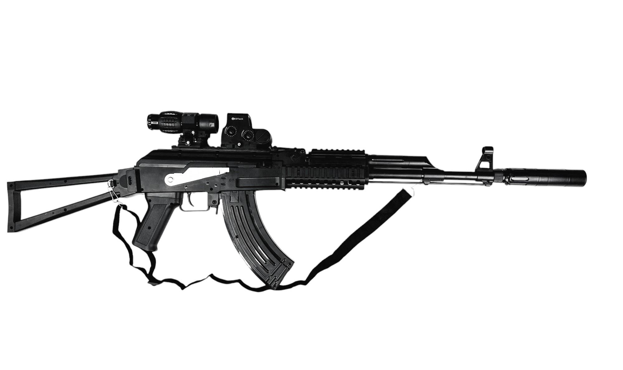 Автомат-бластер детский AK-47 на орбизах (WH54-1)