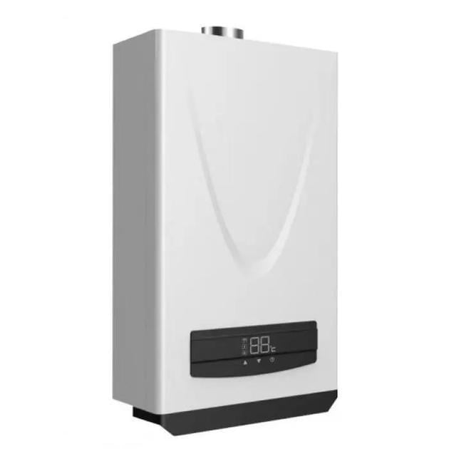 Колонка газова турбована Piramida 24 PG-24A мідний теплообмінник з димоходом 24 кВт Білий (PG-24A)