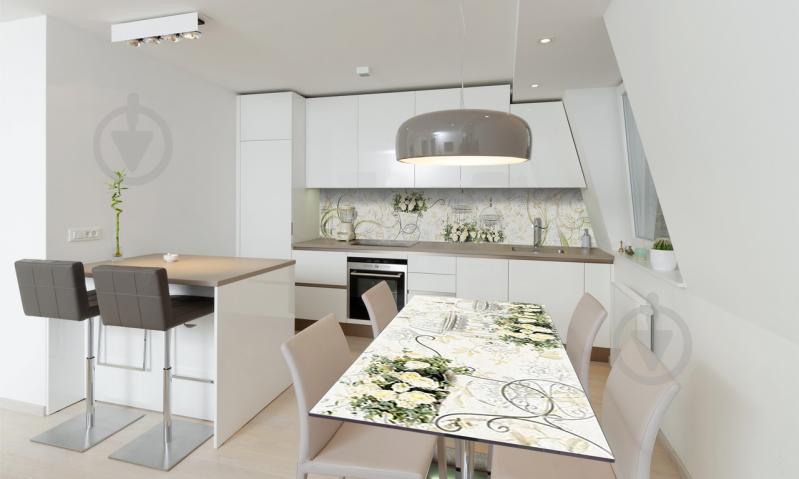 Наклейка виниловая на стол Zatarga «Винтажные розы» 600х1200 мм Z180381st