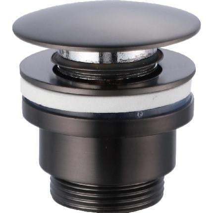 Клапан донный для раковины Imex 1 1/4" Графит матовый (IMEX-VCC018)