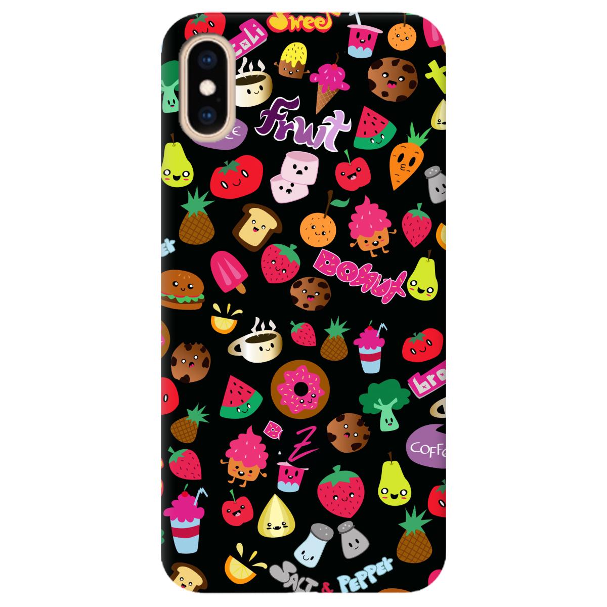 Силиконовый чехол Zorrov для Apple iPhone XS Max - Kawaii (11210040206052306)