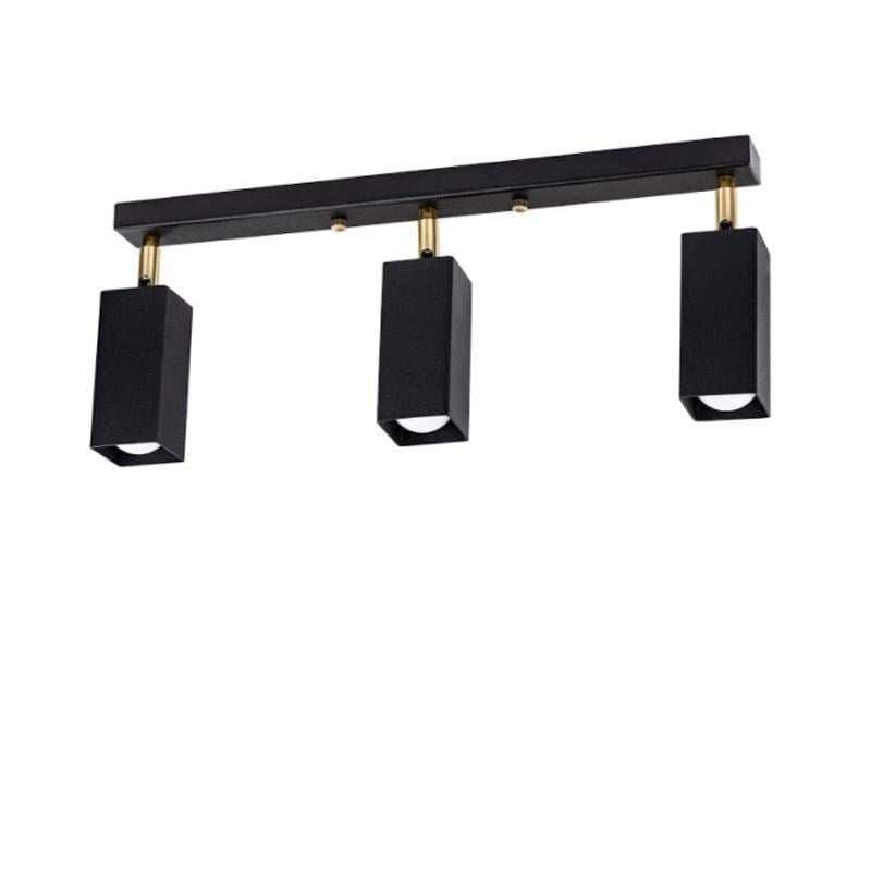 Светильник потолочный Atmolight Chime Q L110-3 1470 на три лампы Черный