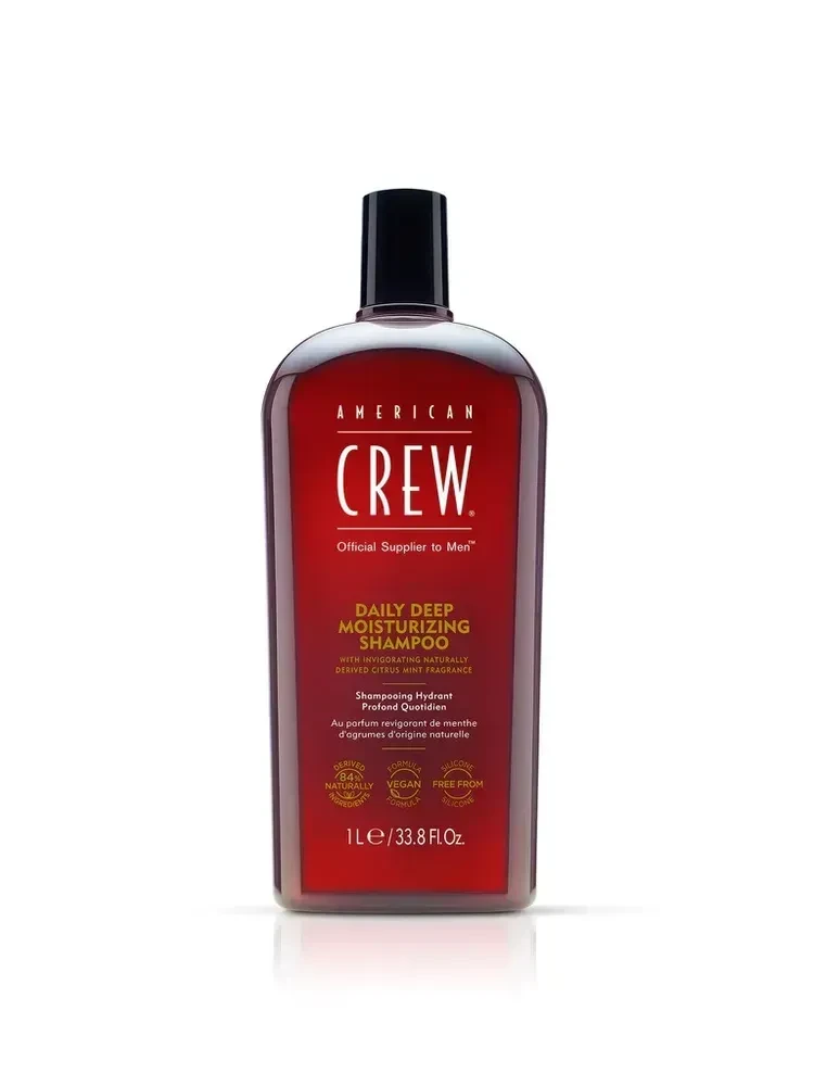 Шампунь зволожуючий для чоловіків, American Crew Deep Moisturizing Shampoo для сухого нормального волосся 1000 мл Шампунь зволожуючий для чоловіків, American Crew Deep Moisturizing Shampoo для сухого нормального волосся 1000 мл