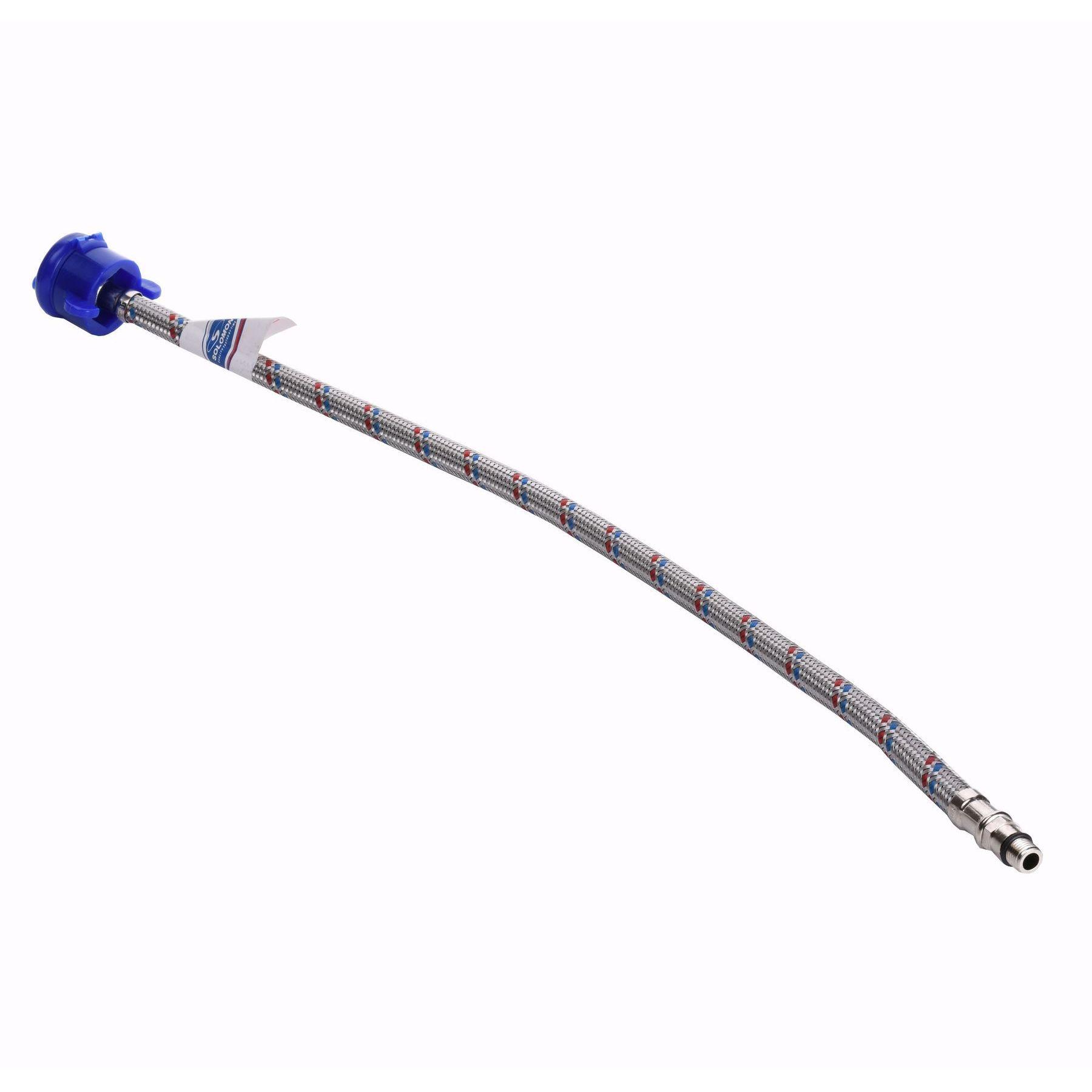 Шланг для смесителя SOLOMON нержавеющая сталь 10х1/2" 0,7 м HY6201 в коробке (000001044) - фото 2