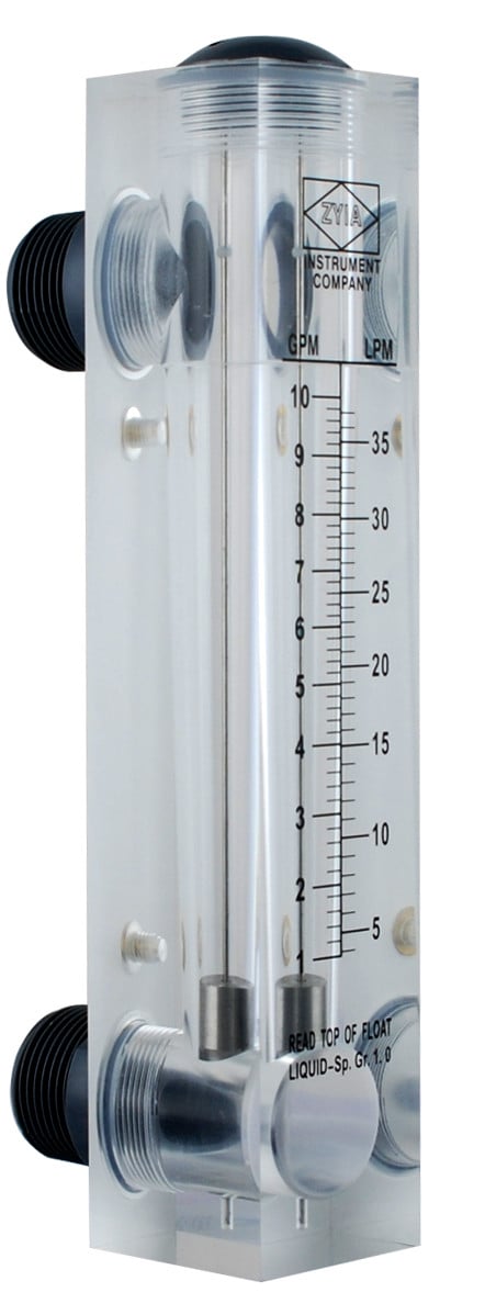 Ротаметр для води FM 10 5-35 л/хв панельний