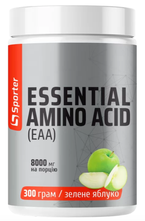Комплекс аминокислот ЕАА Sporter EAA Essential Amino Acids 8000 мг 300 г