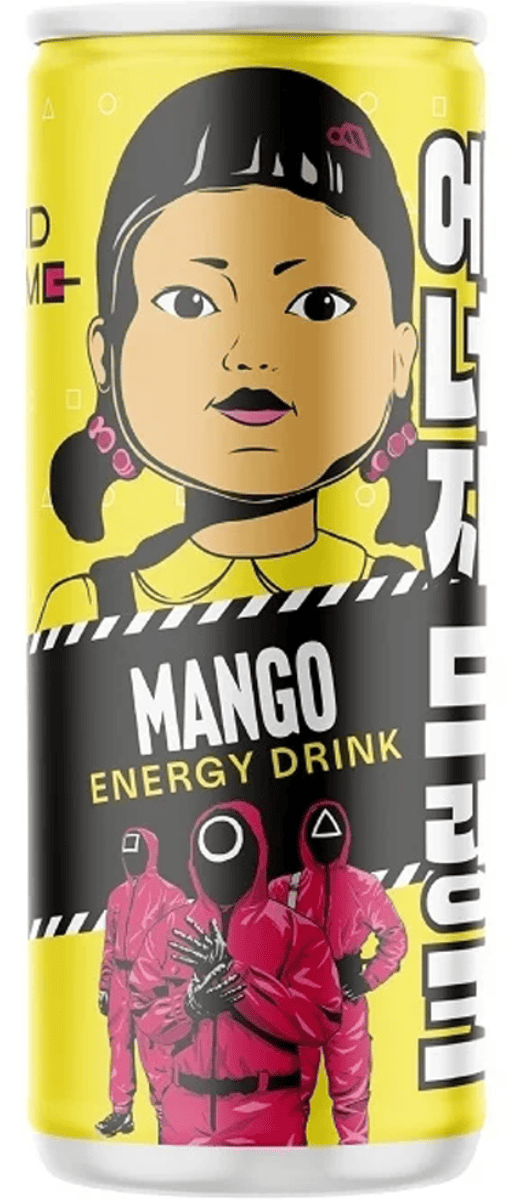 Энергетический напиток Squid Game Energy Drink со вкусом манго 250 мл (2663060308)