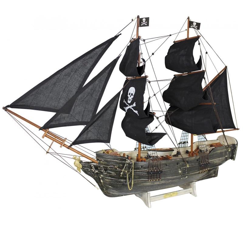 Модель пиратского парусника Sea club h 60 см L 78 см (5182.V)