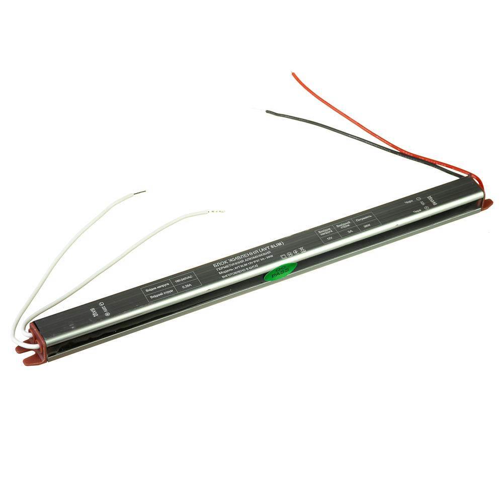 Блок питания AVT Slim 12V 3А 36 Вт IP67 (1021916)