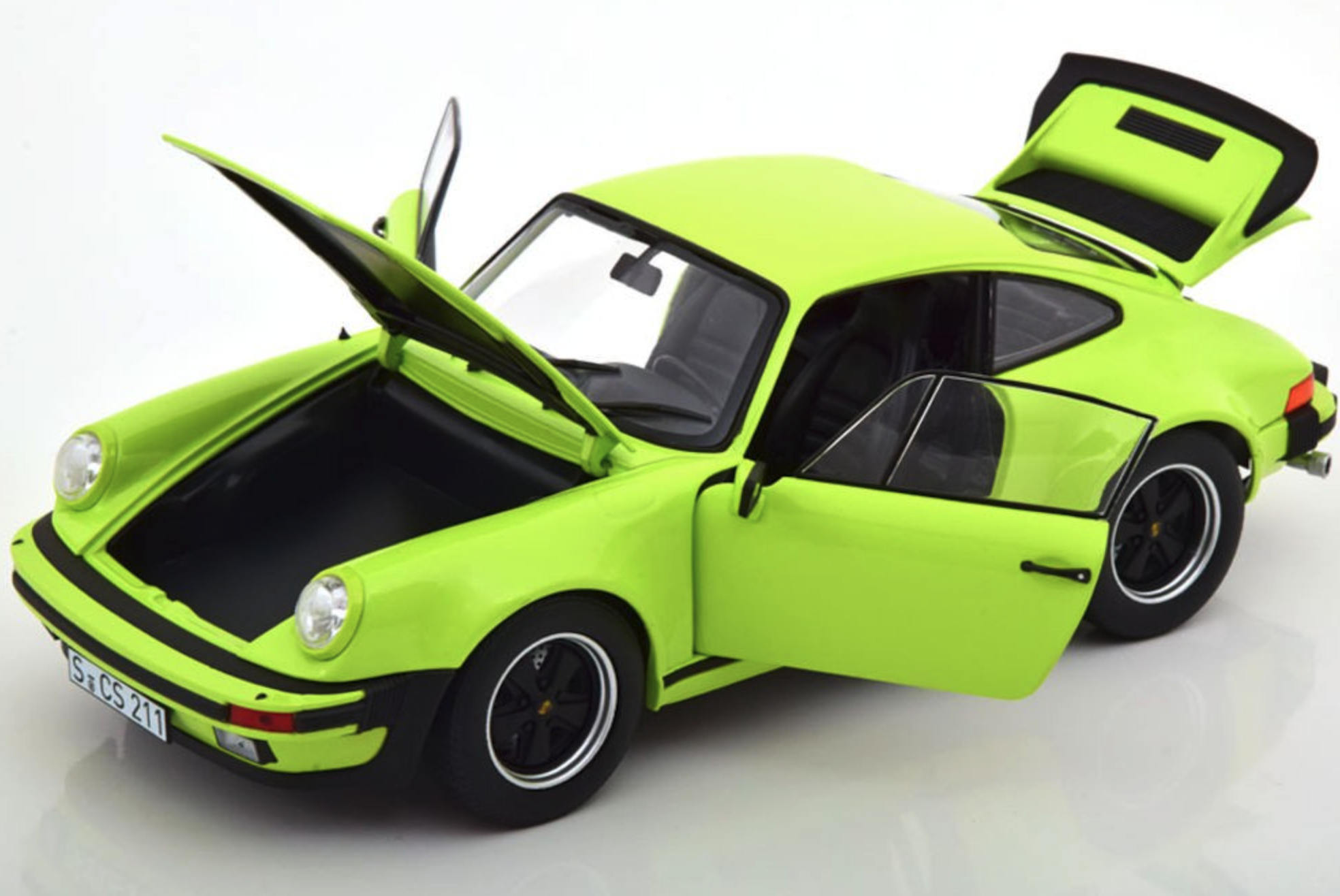 Модель автомобіля Norev 1:18 Porsche 911 930 Turbo Coupe 3.0 1976 Light Green (187666) - фото 4 Модель автомобіля Norev 1:18 Porsche 911 930 Turbo Coupe 3.0 1976 Light Green (187666) - фото 4