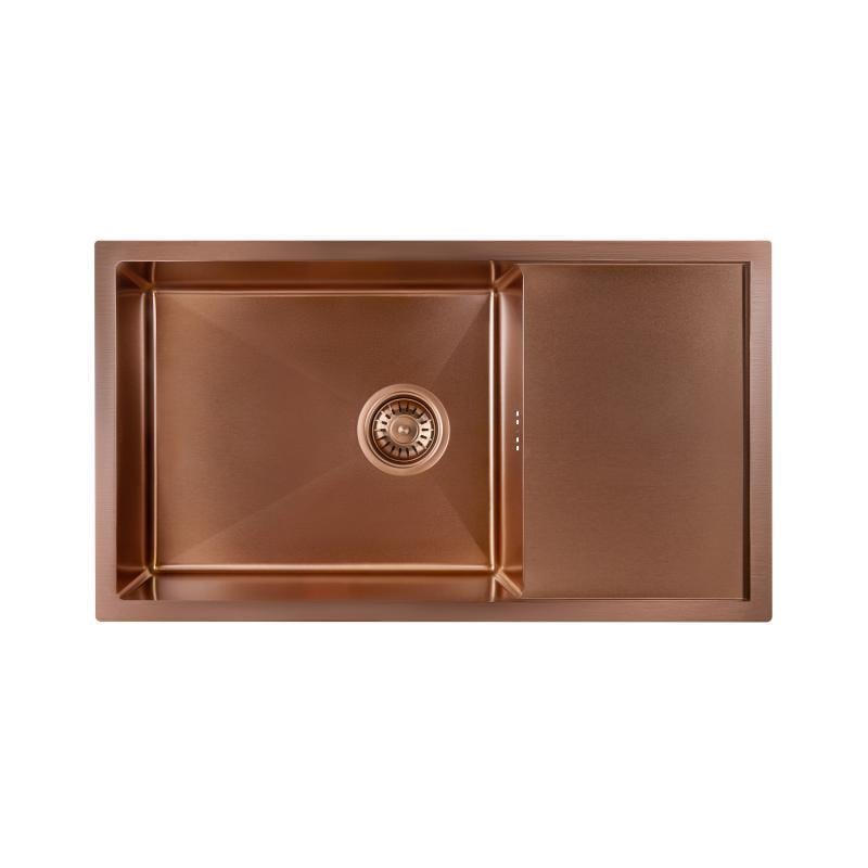 Кухонная мойка Q-tap D7844BR 3,0/1,2 мм Bronze (QTD7844BRPVD12)