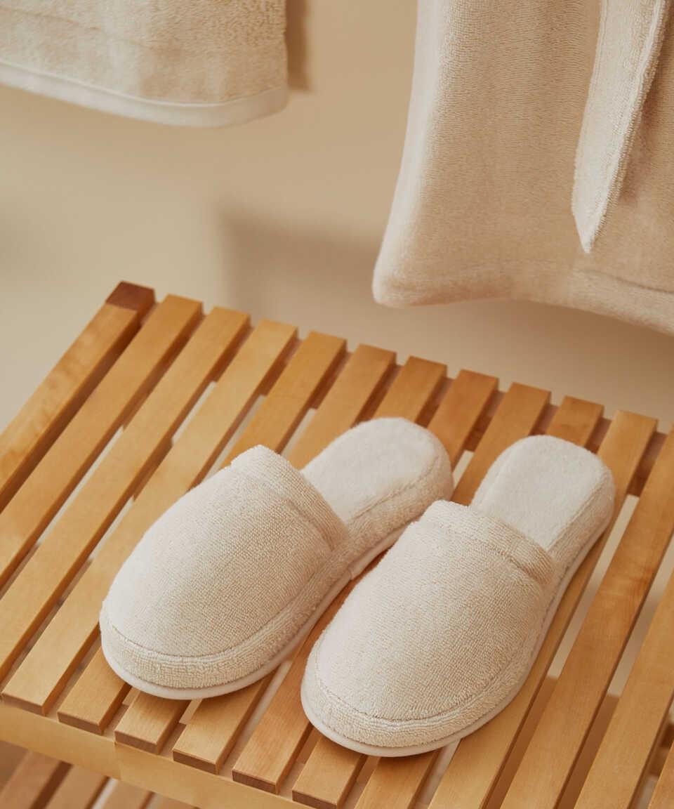 Тапочки махровые Maisonette Fresh 37 р. 24-25 см Бежевый