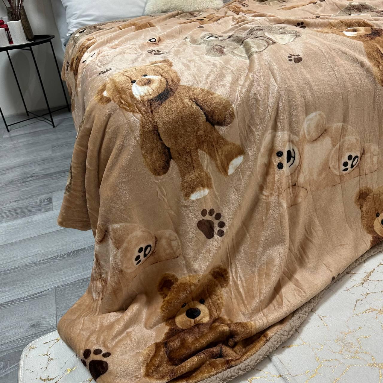 Плед-покривало двостороння 150х210 см Бежевий (30230758) - фото 8 Плед-покривало двостороння 150х210 см Бежевий (30230758) - фото 8