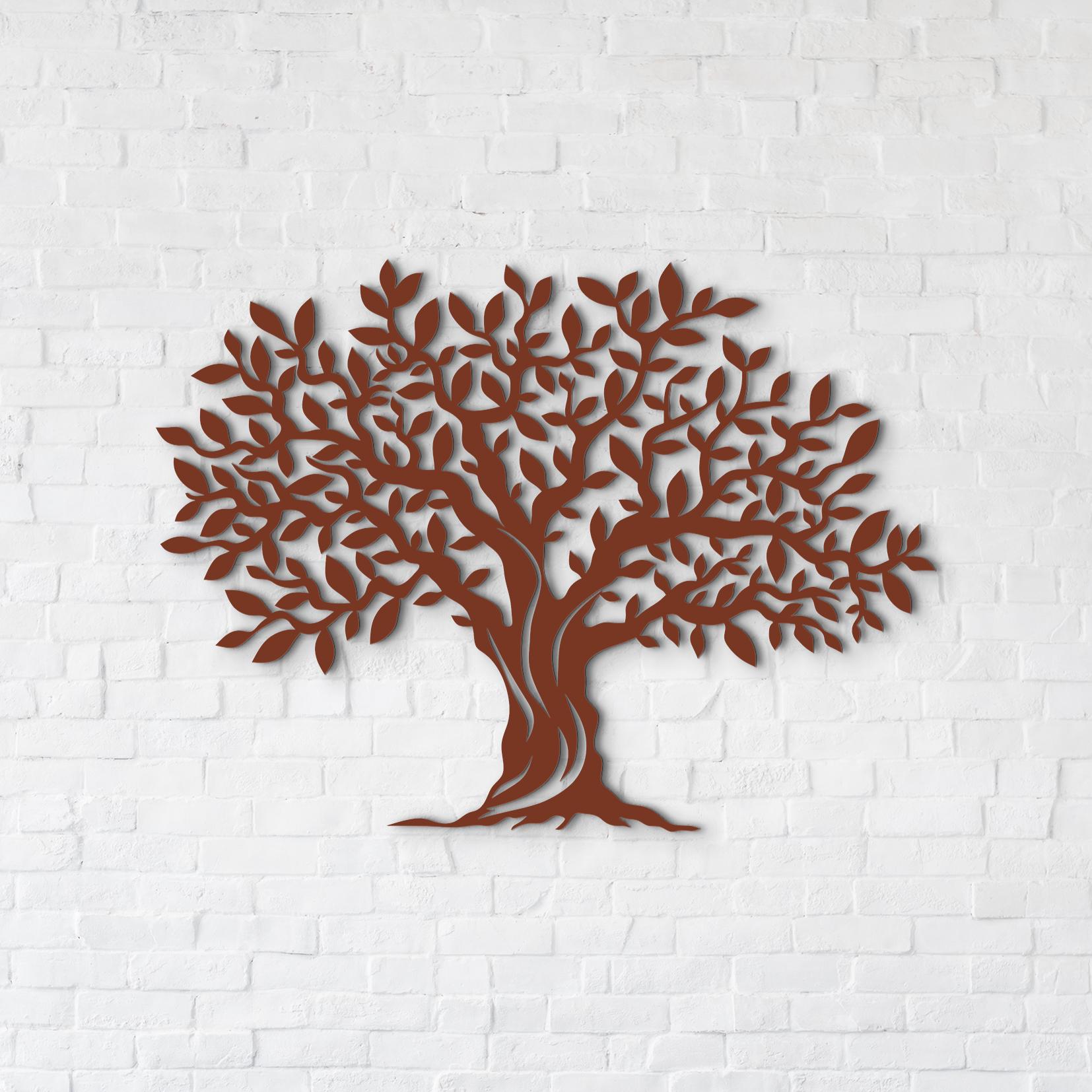 Декоративное панно из дерева Woodyard Дерево жизни 95x70 см Коричневый (0022sBrown37) - фото 1