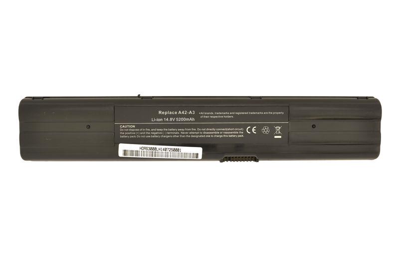 Аккумуляторная батарея для ноутбука Asus A42-A3 14,8V 5200 mAhr (col79009515)