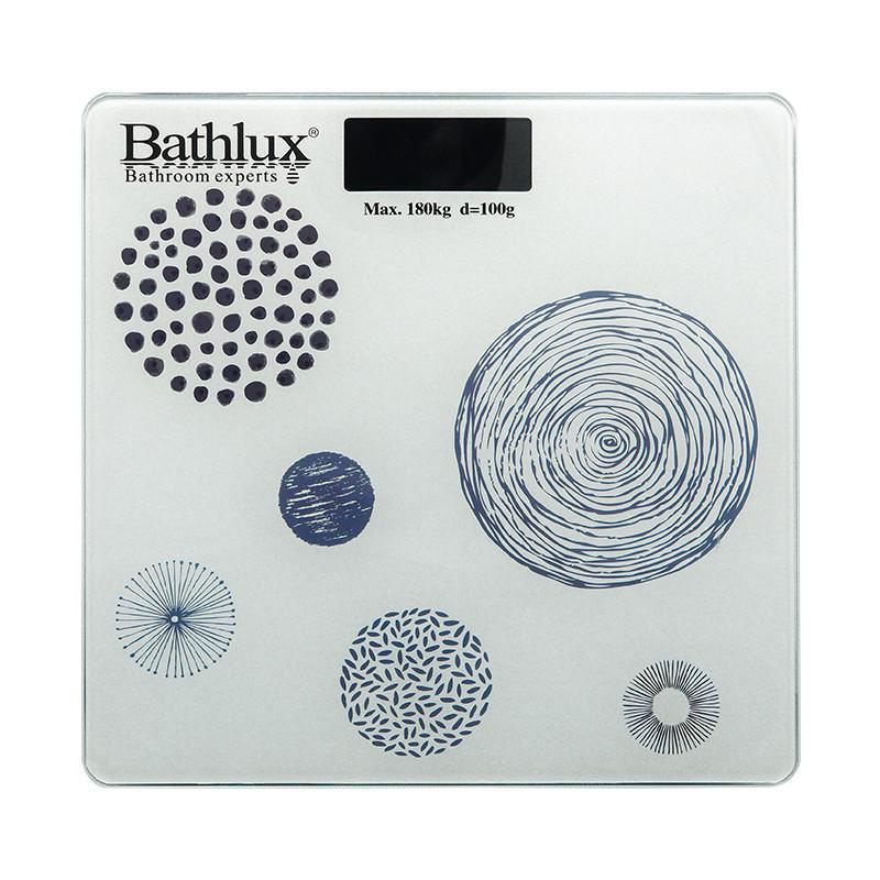 Напольные весы Bathlux супероточные до 160 кг дизайн Porcelain