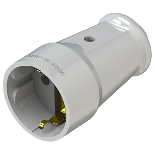 Розетка с заземлением NA-UEA евро 16А Белый (29466179)