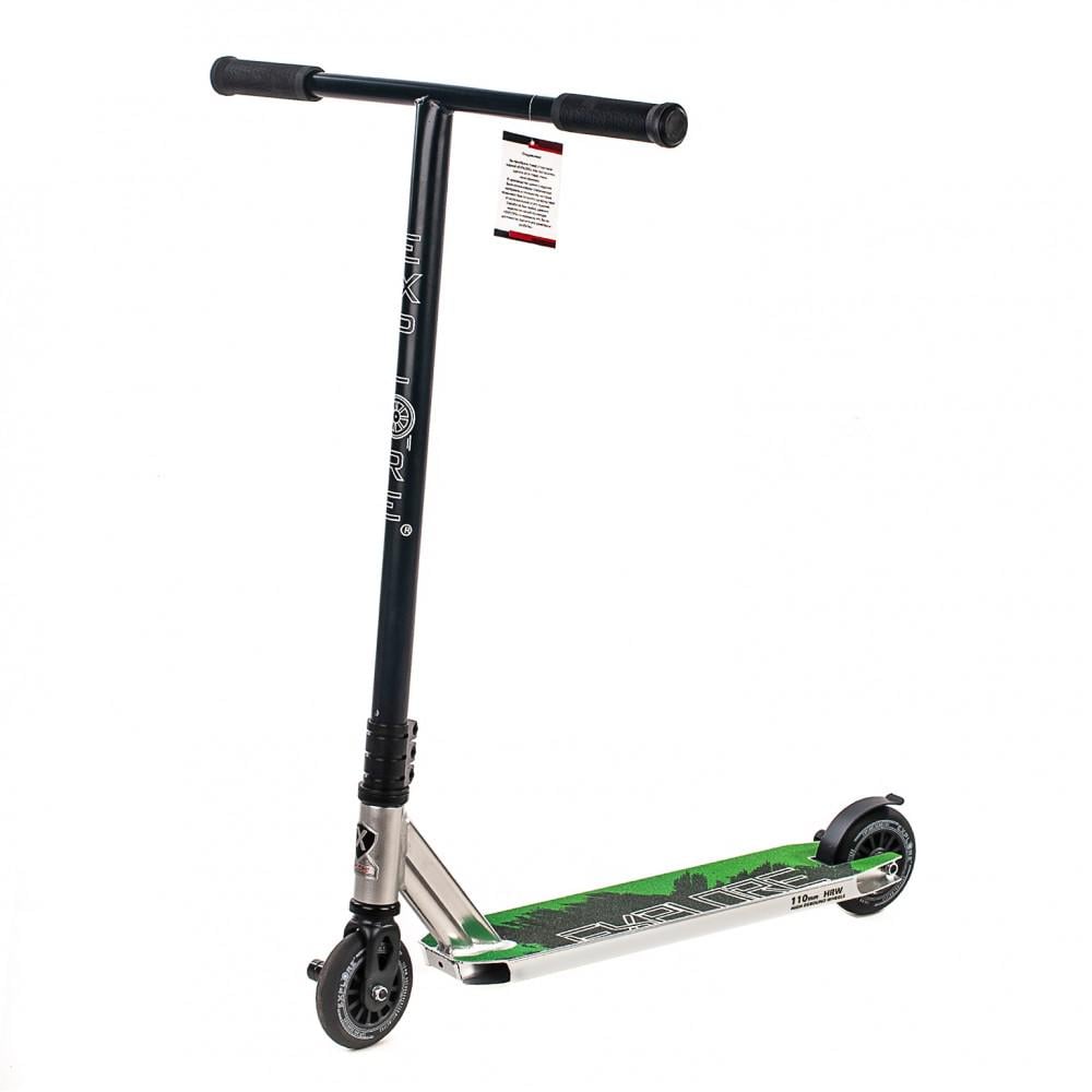 Самокат трюковый Explore Pescara FV II с пегами Серебристый