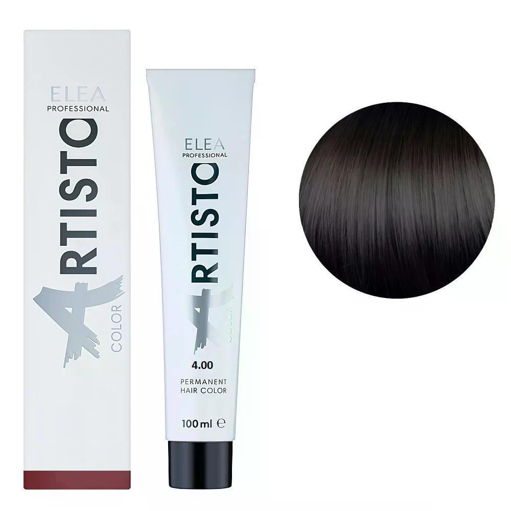 Крем-краска для волос Elea Professional Artisto Color 4.00 Шатен натуральный экстра 100 мл