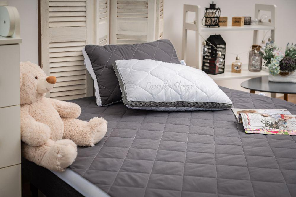 Матрац топпер Family Sleep Shine 130x200 см Gray/White (11125) - фото 2