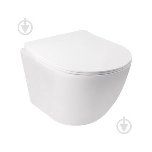 Унітаз підвісний безободковий Qtap Jay WHI 5176 QT07335176W