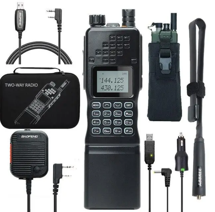 Рация двухдиапазоная Baofeng AR-152 10 км 12000 mAh 10W (00-00010672)