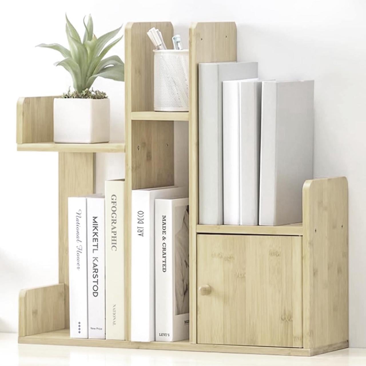 Полка книжная настольная из дерева Бравоста Бланже (КПА-032801)