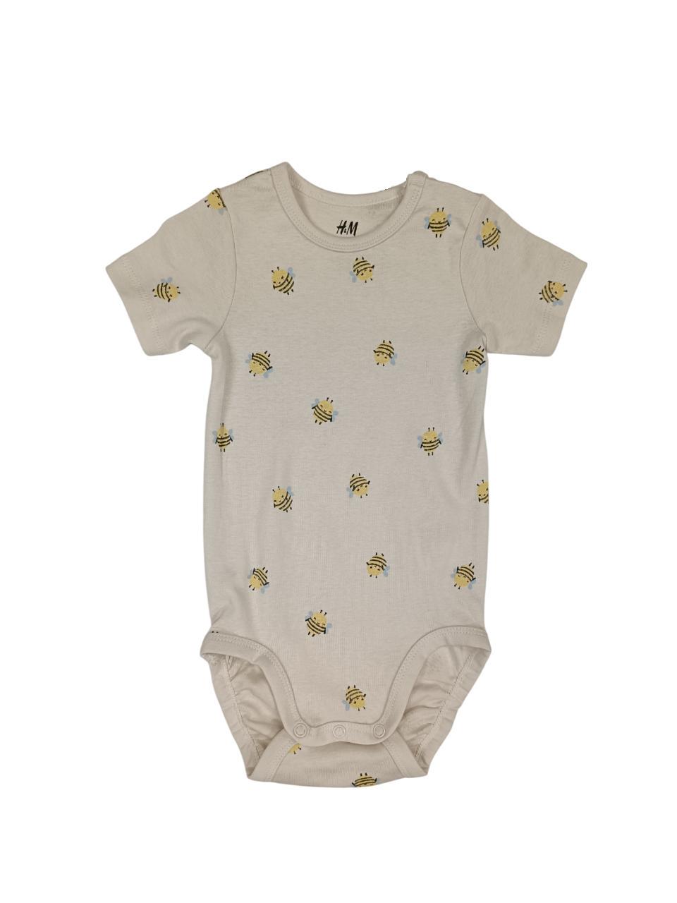Боді для новонароджених H&M 62 см Бежевий (0590A)