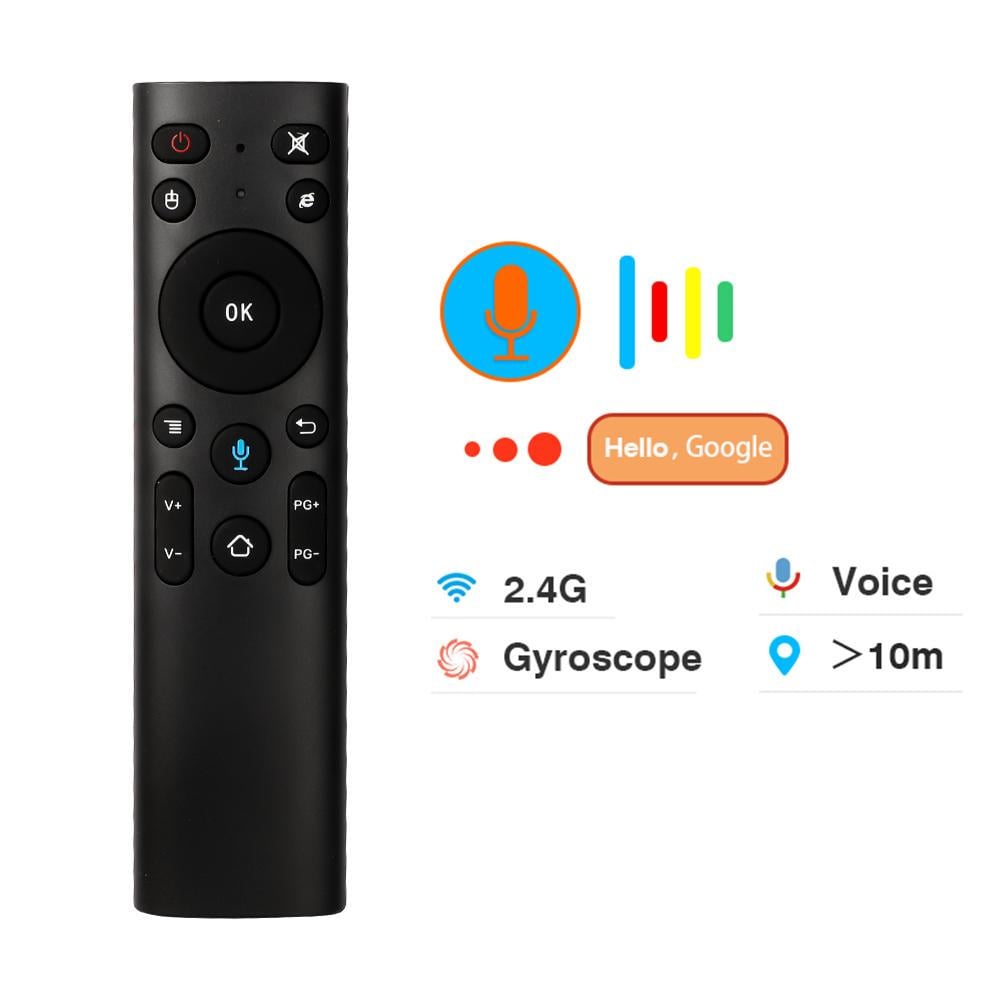 Мишка-пульт Air Mouse Q5 2,4 ГГц 3-осьовий гіроскоп USB-приймач для ПК/Smart TV Android Box з мікрофоном (AIR-RCQ5) - фото 2