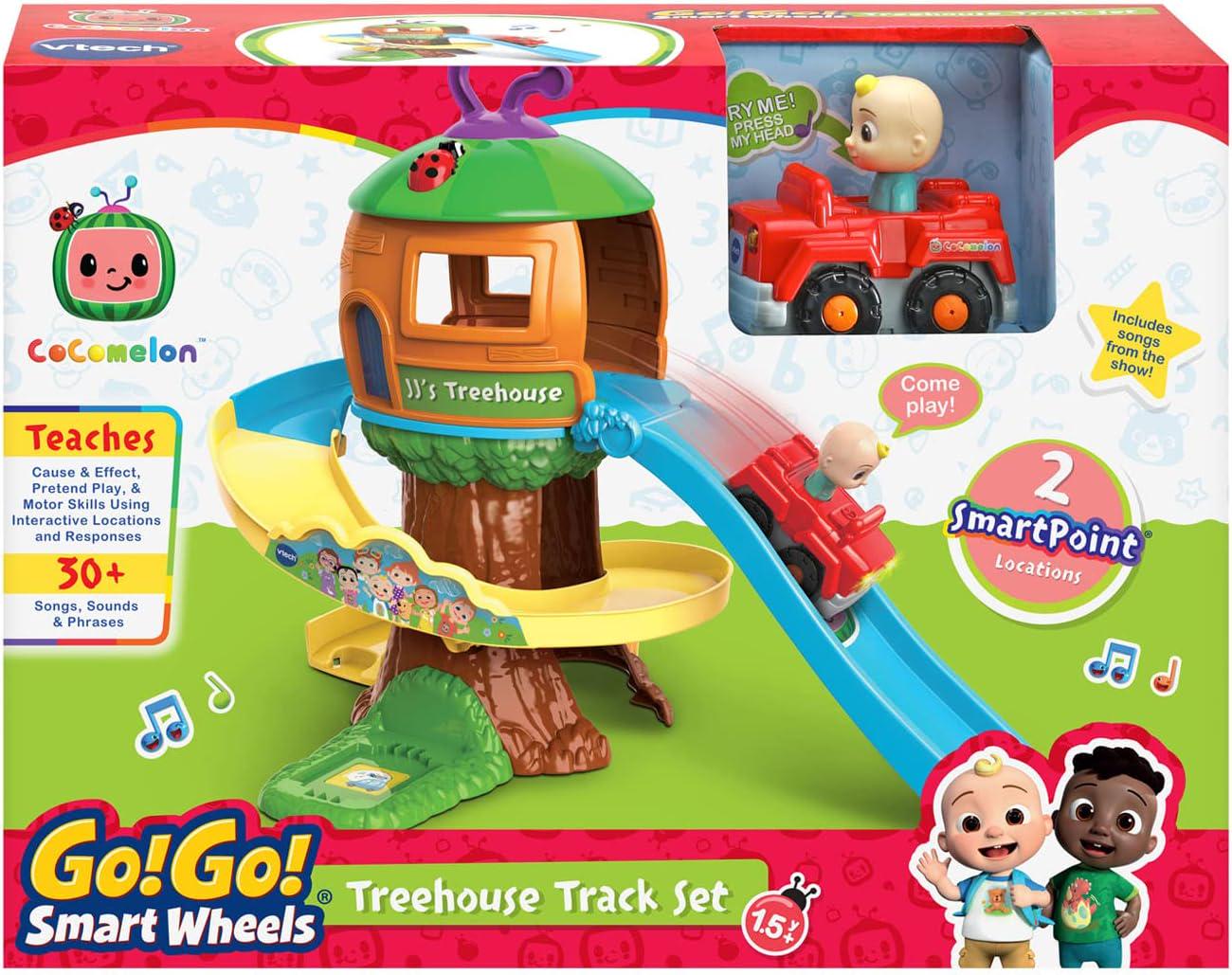 Ігровий набір VTech CoCoMelon Go! Go! Smart Wheels Treehouse Track Set будиночок на дереві англ. (29332468) - фото 2 Ігровий набір VTech CoCoMelon Go! Go! Smart Wheels Treehouse Track Set будиночок на дереві англ. (29332468) - фото 2