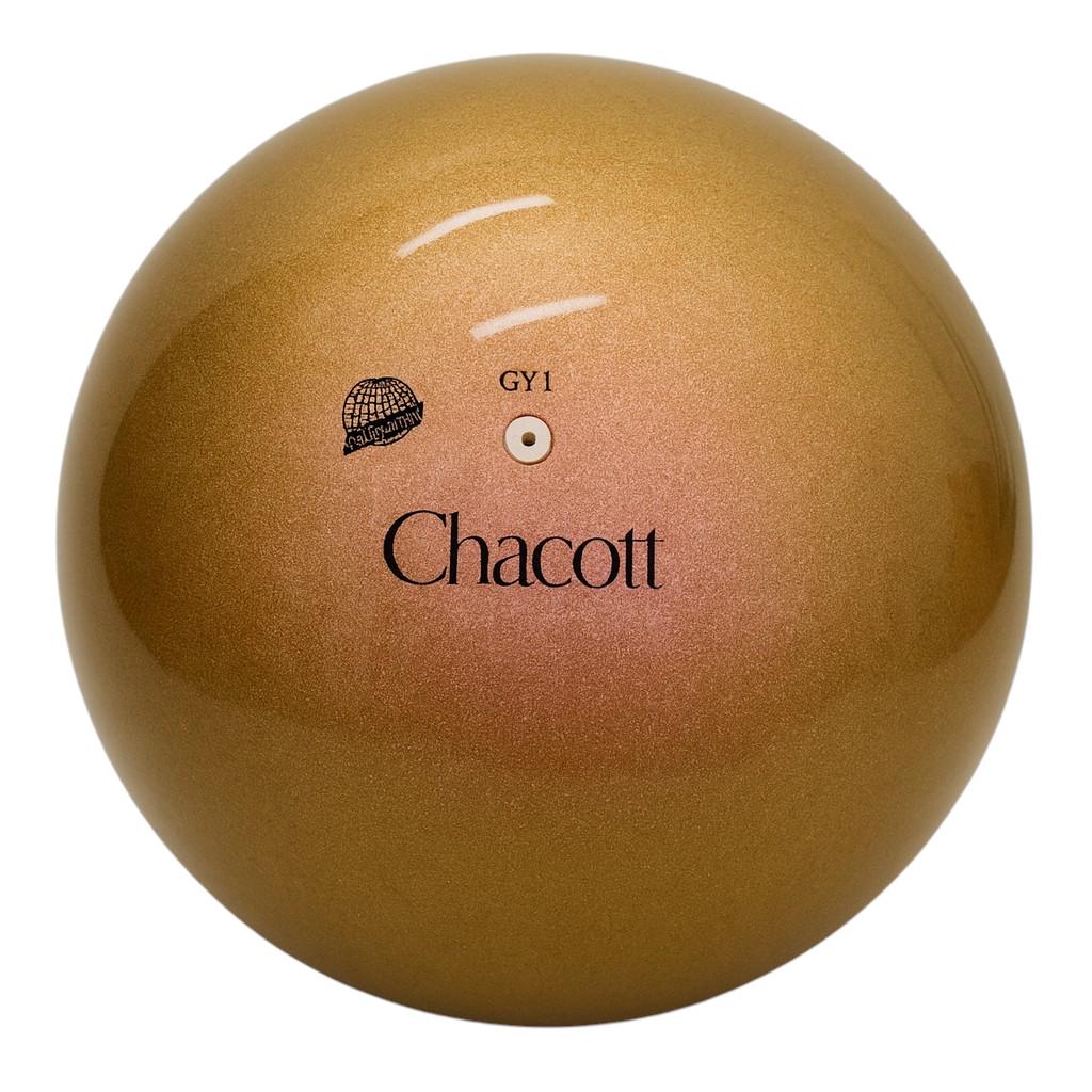 М'яч для гімнастики Chacott Glossy FIG 185 мм 420 г гума Рожево-сірий (6936116100353)