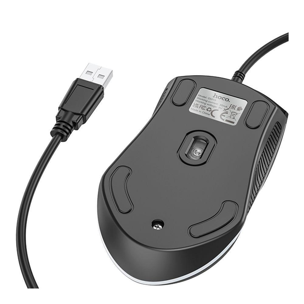 Компьютерная мышка Hoco GM19 USB Черный (3001624140) - фото 7
