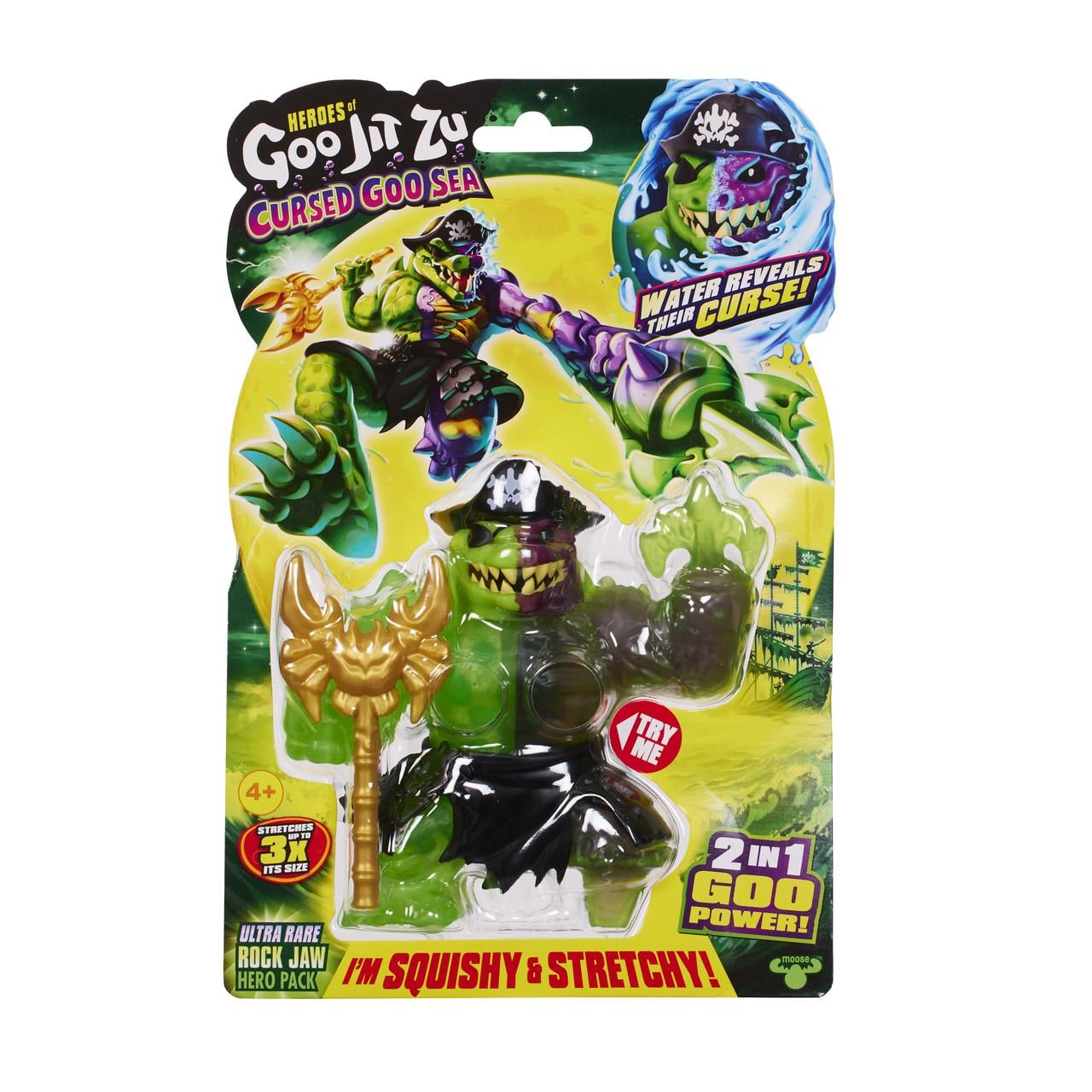 Фігурка рідкісна Рок Джо Кьорсд Гу Сі GooJitZu/Heroes Of Goo Jit Zu Cursed Goo Sea Ultra Rare Rock Jaw (2655537478)