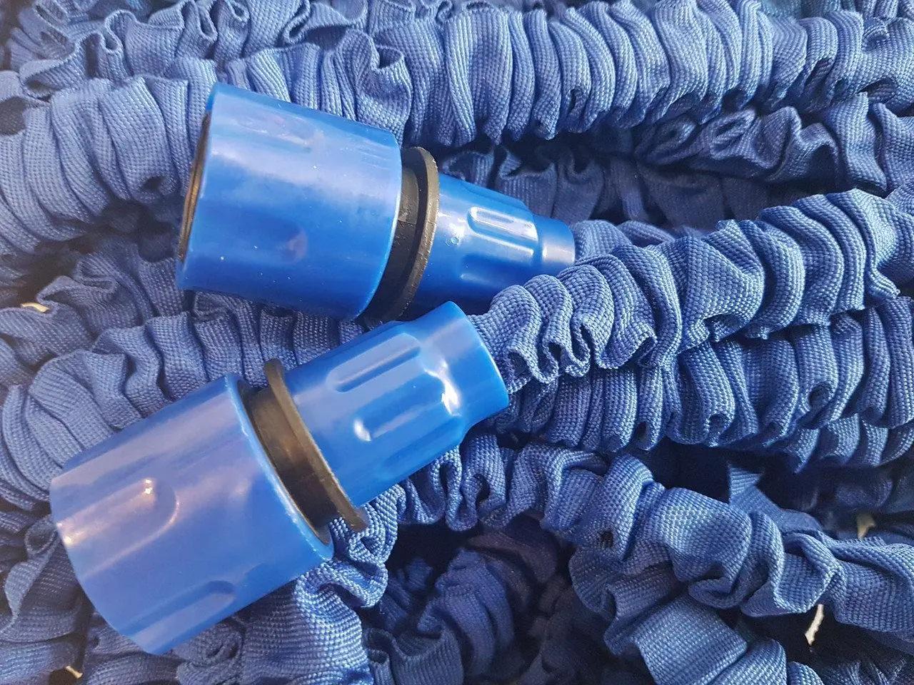 Шланг садовый Magic House 200 FT с многофункциональным распылителем 60 м Blue (611949) - фото 5 Шланг садовый Magic House 200 FT с многофункциональным распылителем 60 м Blue (611949) - фото 5