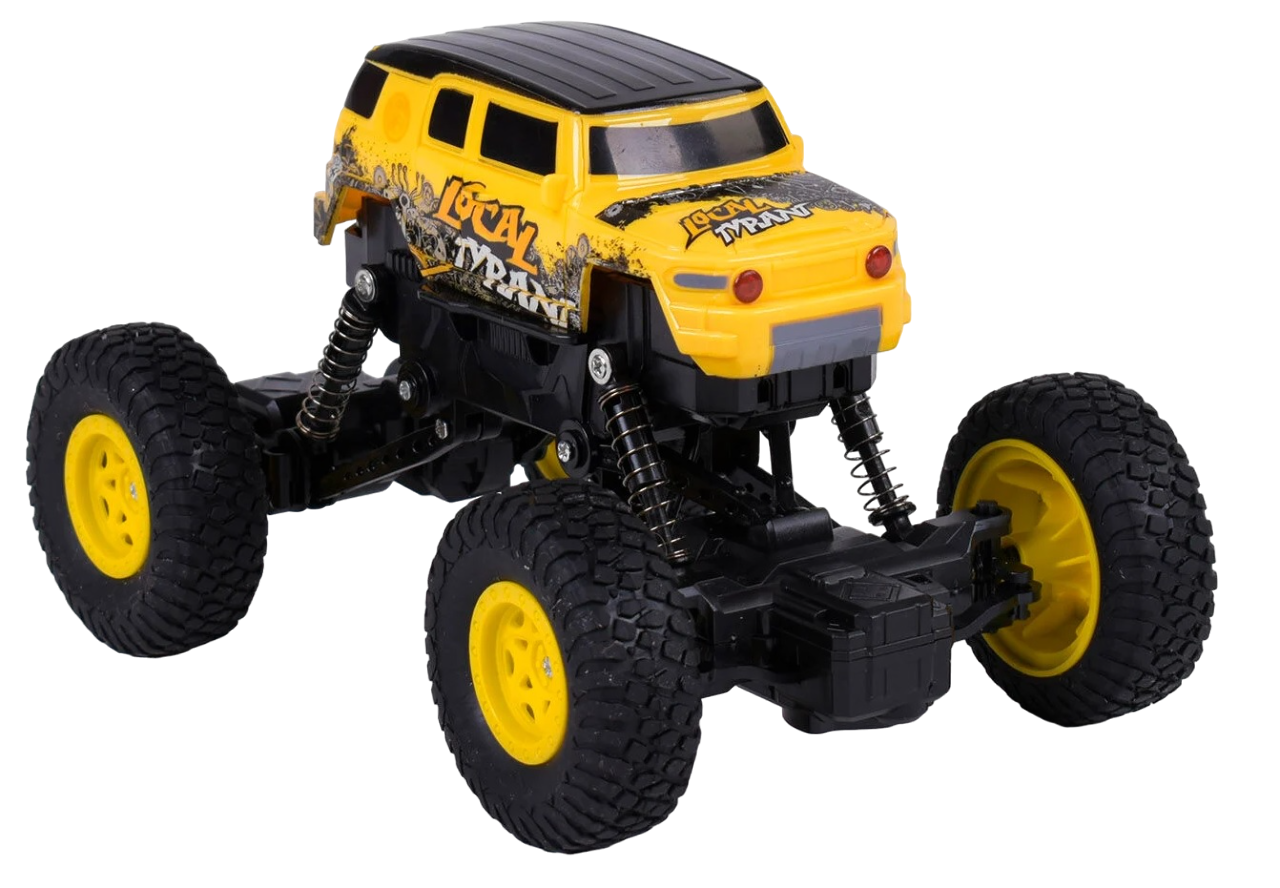 Джип на радиоуправлении Crawler Montane резиновые колеса/высокая подвеска Yellow (87148)