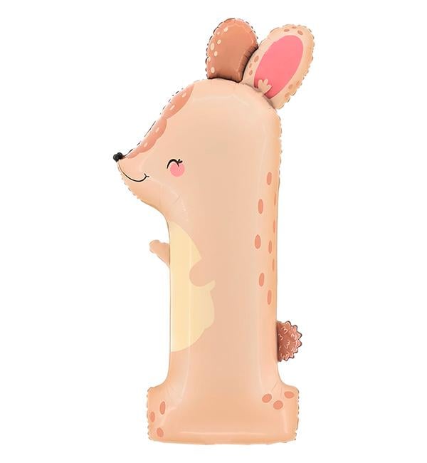 Кулька Цифра 1 Кролик 95х45 см (10140)
