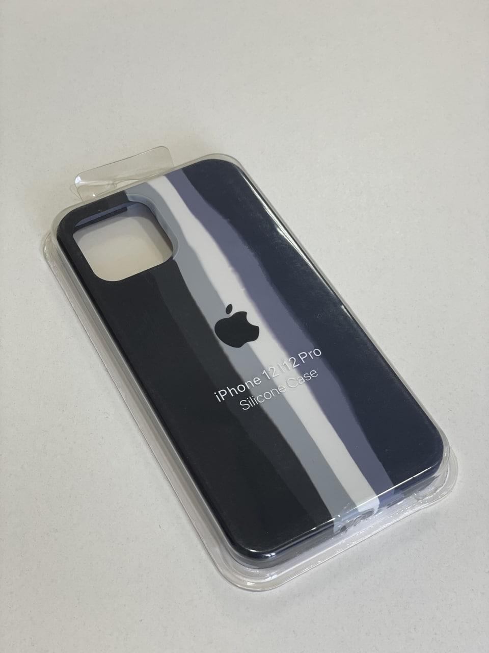 Силиконовый чехол для iPhone 12 Pro Black / Dark Grey