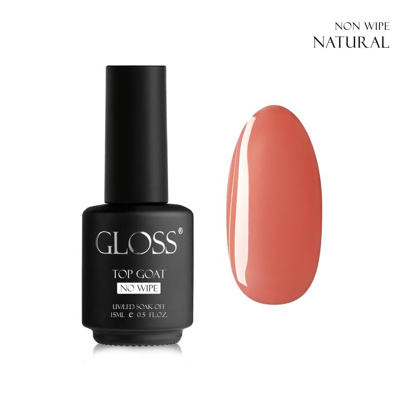 Топ камуфлюючий для гель-лаку GLOSS COMPANY Top coat 15 мл Natural (90578)