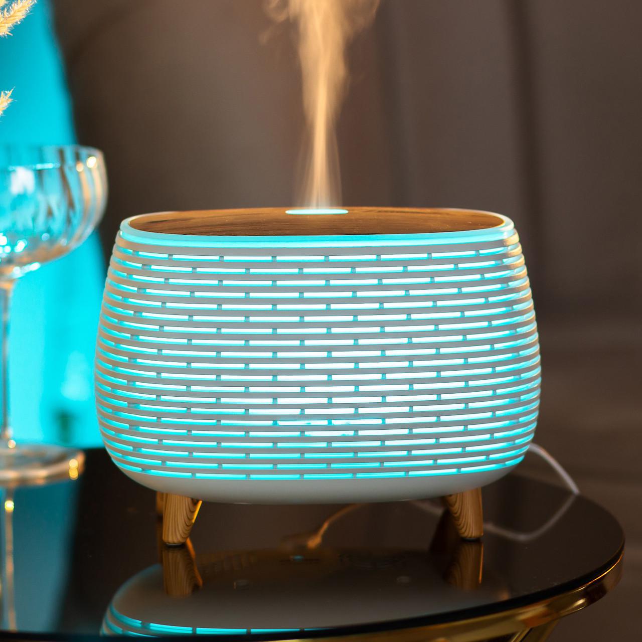 Зволожувач повітря Holdmay Life of Leisure Aroma Diffuser 400 мл Білий (3969) - фото 2