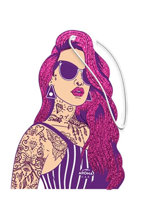 Ароматизатор автомобильный Aroma Car Hype Girl Pink Hair Ароматизатор автомобильный Aroma Car Hype Girl Pink Hair